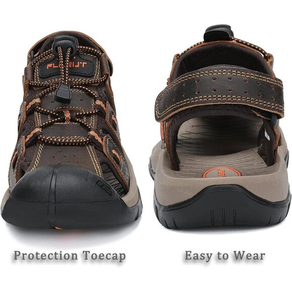 〽️Men\'s Hiking Sandals Dark Brown Outdoor Athletic Walking Casual Sports Shoes main image 6